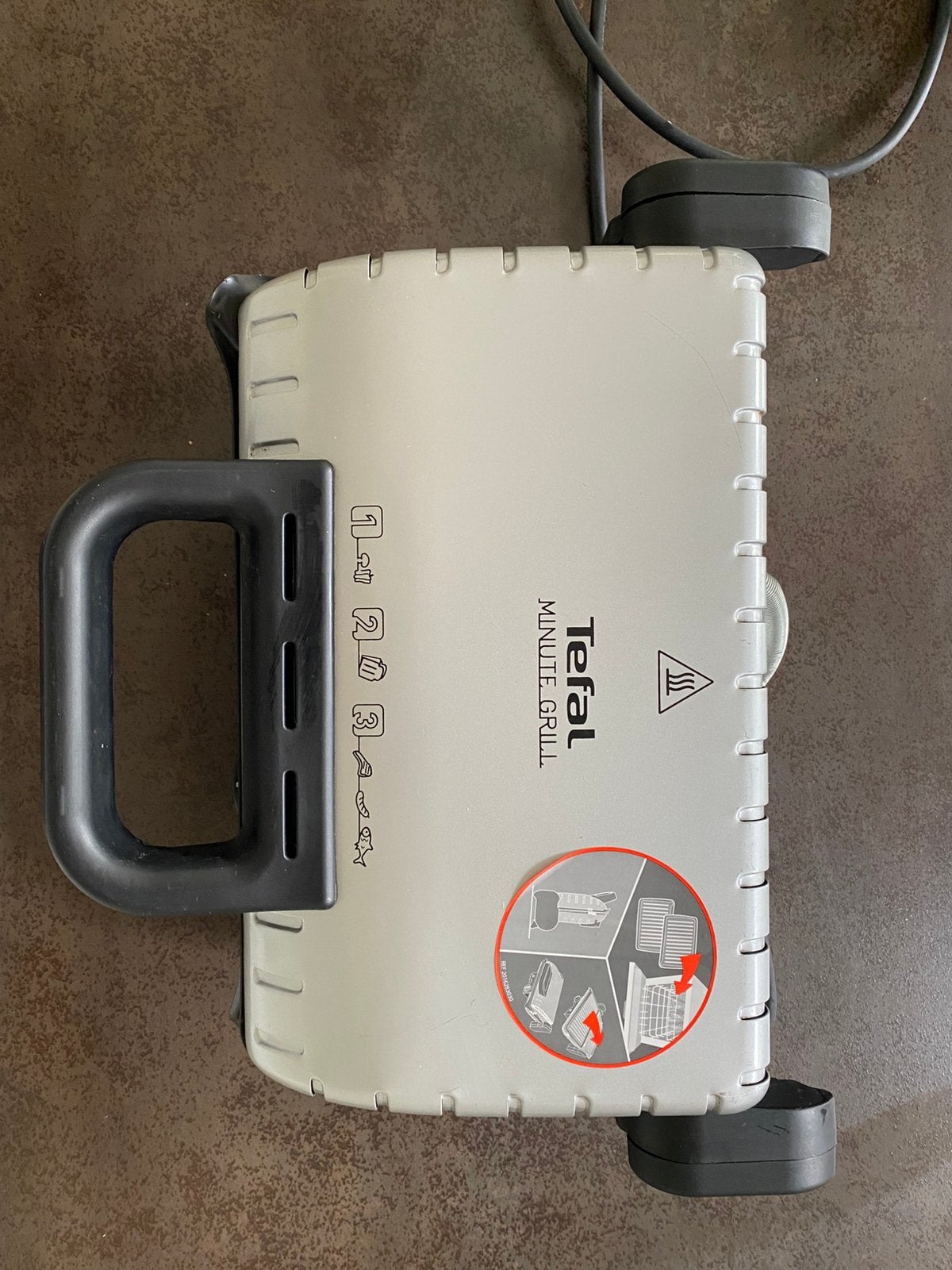 Tefal Minute Grill, Ophalen of Verzenden, Uitneembare platen, Nieuw