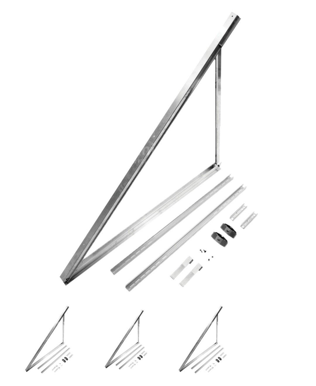 Bosch Nefit Platdak basissset IV - Zonneboiler montageset, Doe-het-zelf en Verbouw, Ophalen of Verzenden