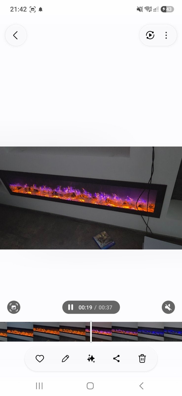 elektriache sfeerhaard te koop!, Huis en Inrichting, Ophalen, Elektrische haard