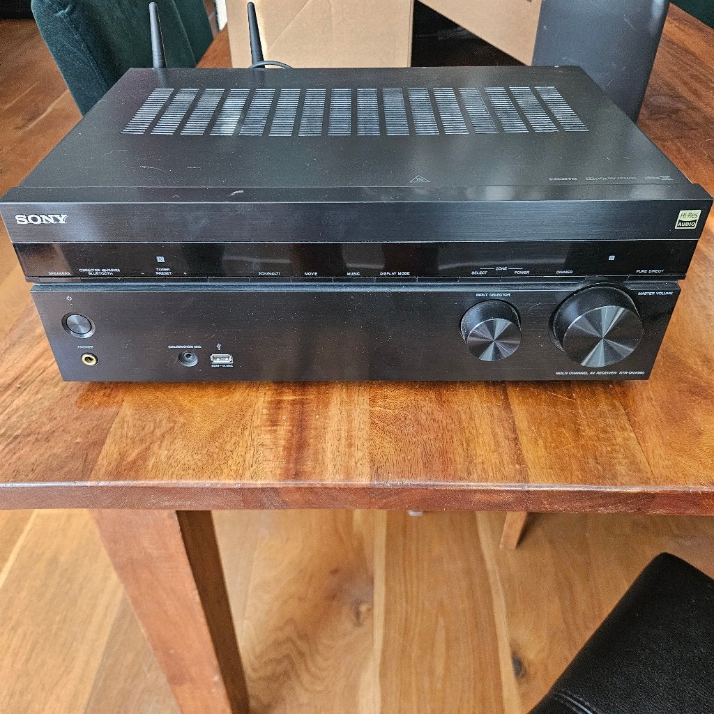 Sony STR-DN1080 AV-Receiver met accessoires, Audio, Tv en Foto, Versterkers en Receivers, Ophalen, Zo goed als nieuw, Sony, 120 watt of meer