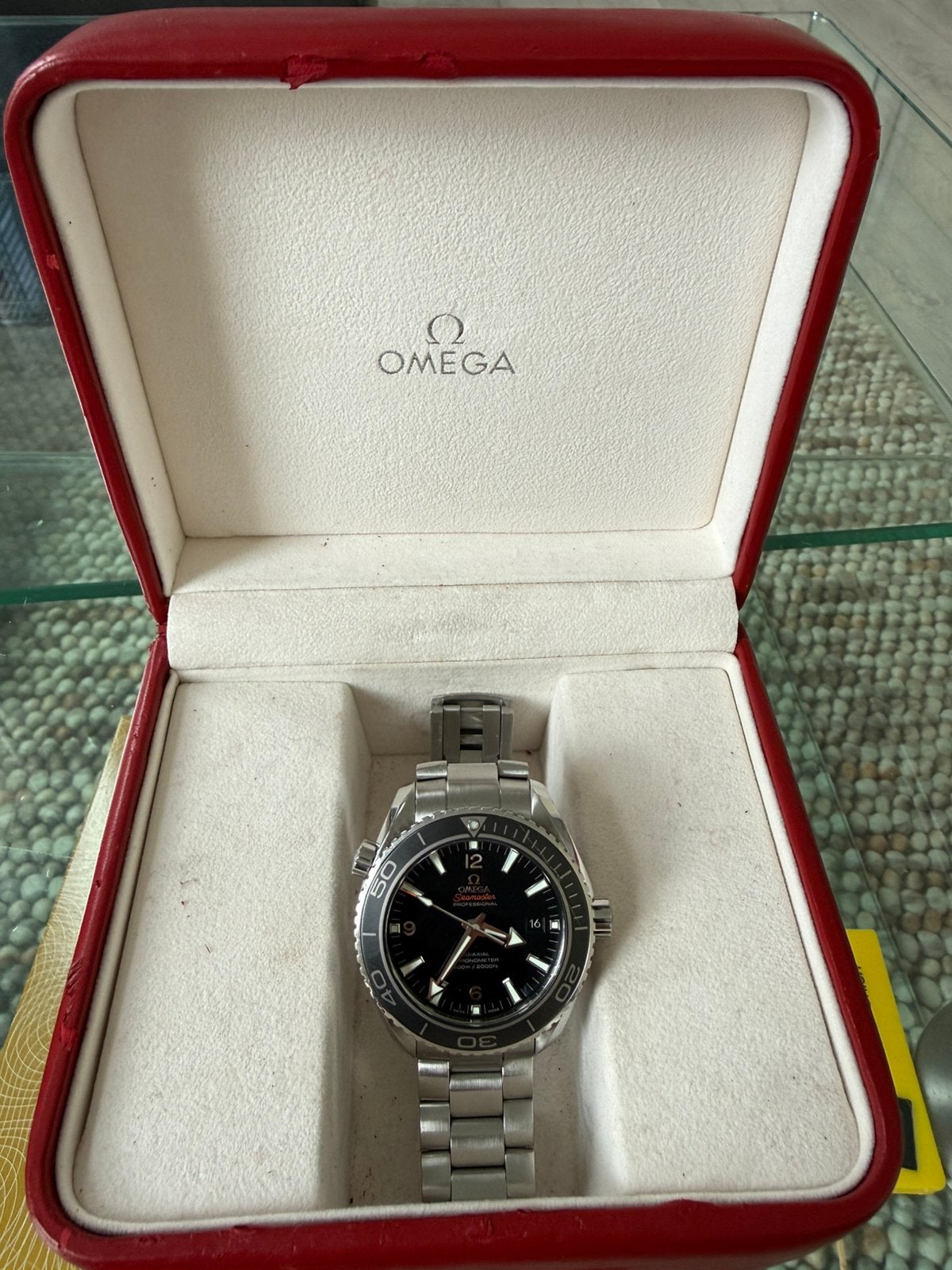 Omega horloge, Ophalen of Verzenden, Zo goed als nieuw, Staal, Omega