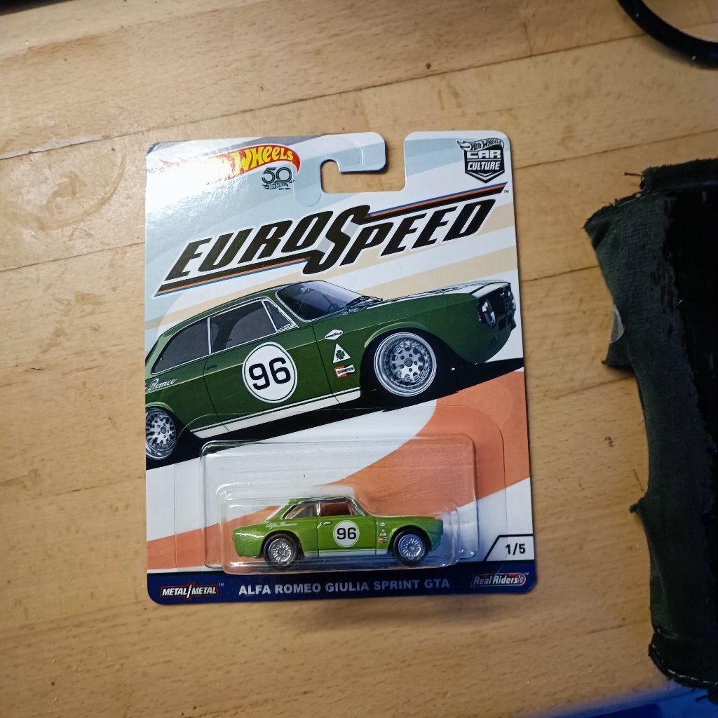 Hot Wheels Premium ALFA ROMEO GIULIA GTA SPRINT eurospeed, Ophalen of Verzenden, Nieuw, Auto