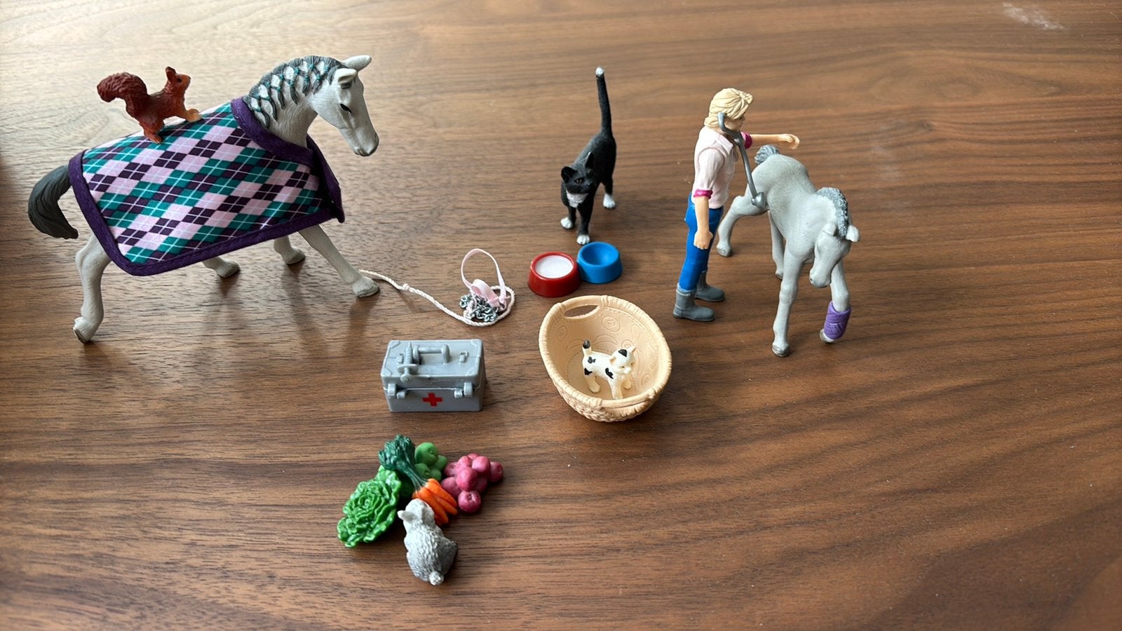 Schleich Horse Club dierenarts speelset, Verzamelen, Ophalen of Verzenden, Zo goed als nieuw
