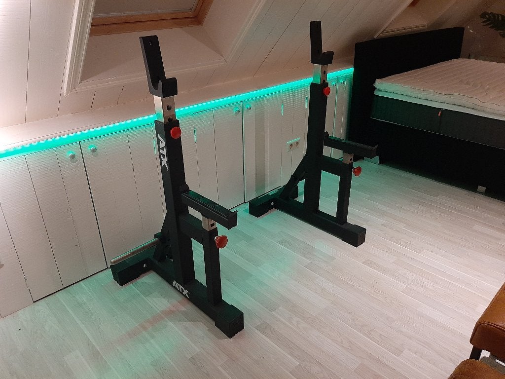 Atx squat stands SQS-750 bench press nieuwstaat, Ophalen, Benen, Overige typen, Zo goed als nieuw