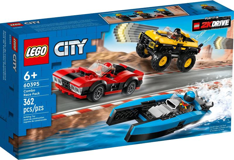 Lego City Combo Race Pack nr 60395, Lego, Lego, Lego, Nieuw