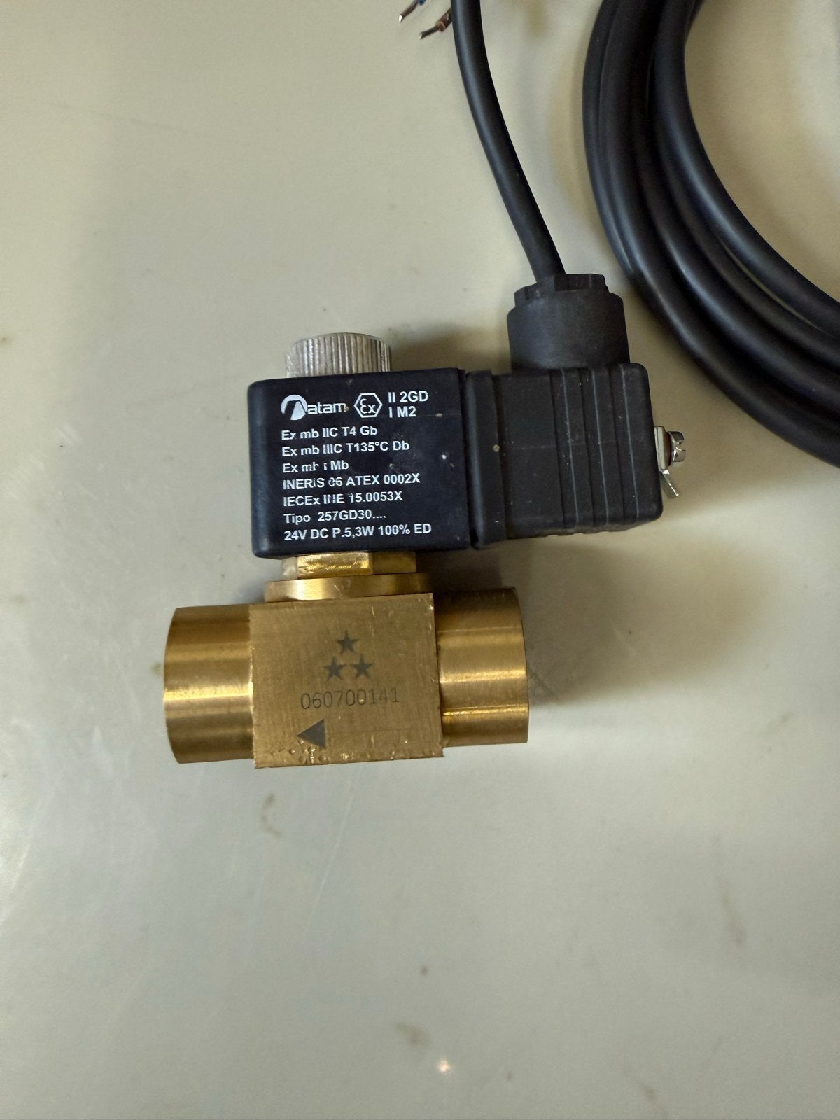 Magneetventiel Atam 24V DC P 5,3W, Ophalen of Verzenden, Gebruikt