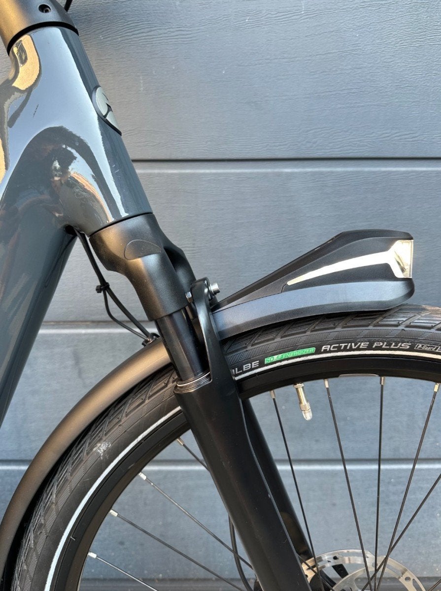 Gazelle Grenoble C5 600Wh Accu Dames Anthracite Grey Glans, Fietsen en Brommers, Elektrische fietsen, Ophalen, Gebruikt, -, -