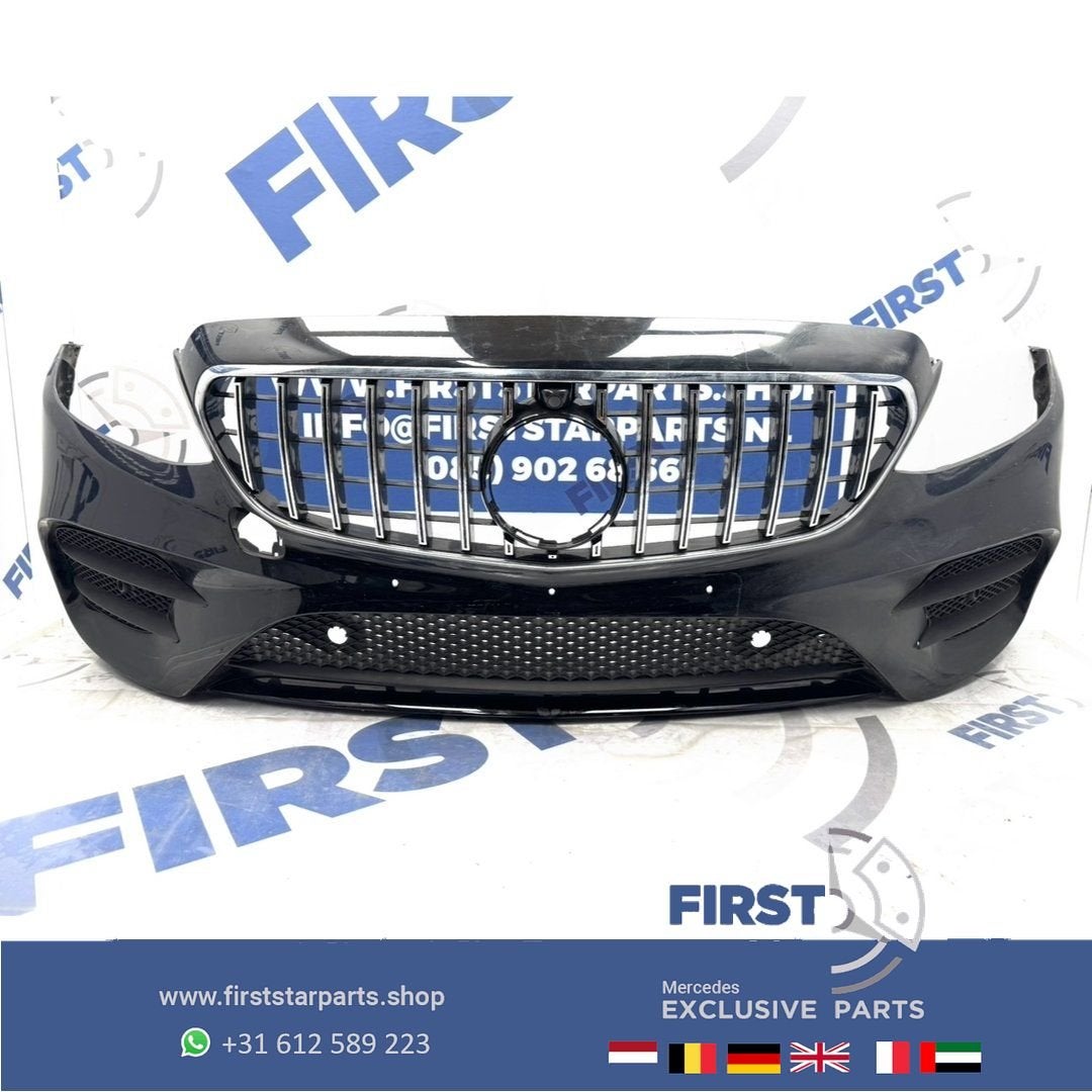 W213 BUMPER AMG LINE E43 VOORBUMPER COMPLEET + GT GRIL S213, Gebruikt, -, Voor, Ophalen of Verzenden
