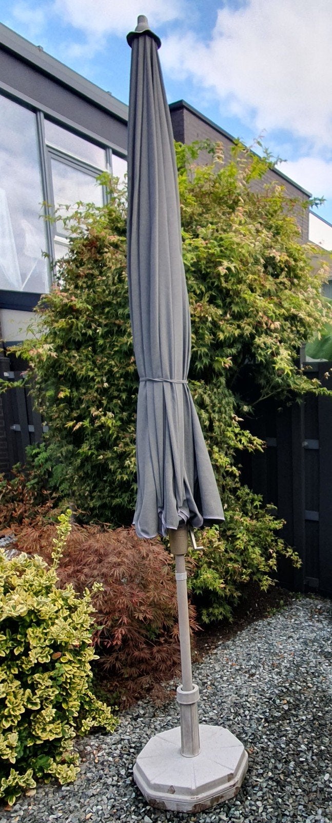 Parasol, Ophalen, Gebruikt, Kantelbaar, Stokparasol