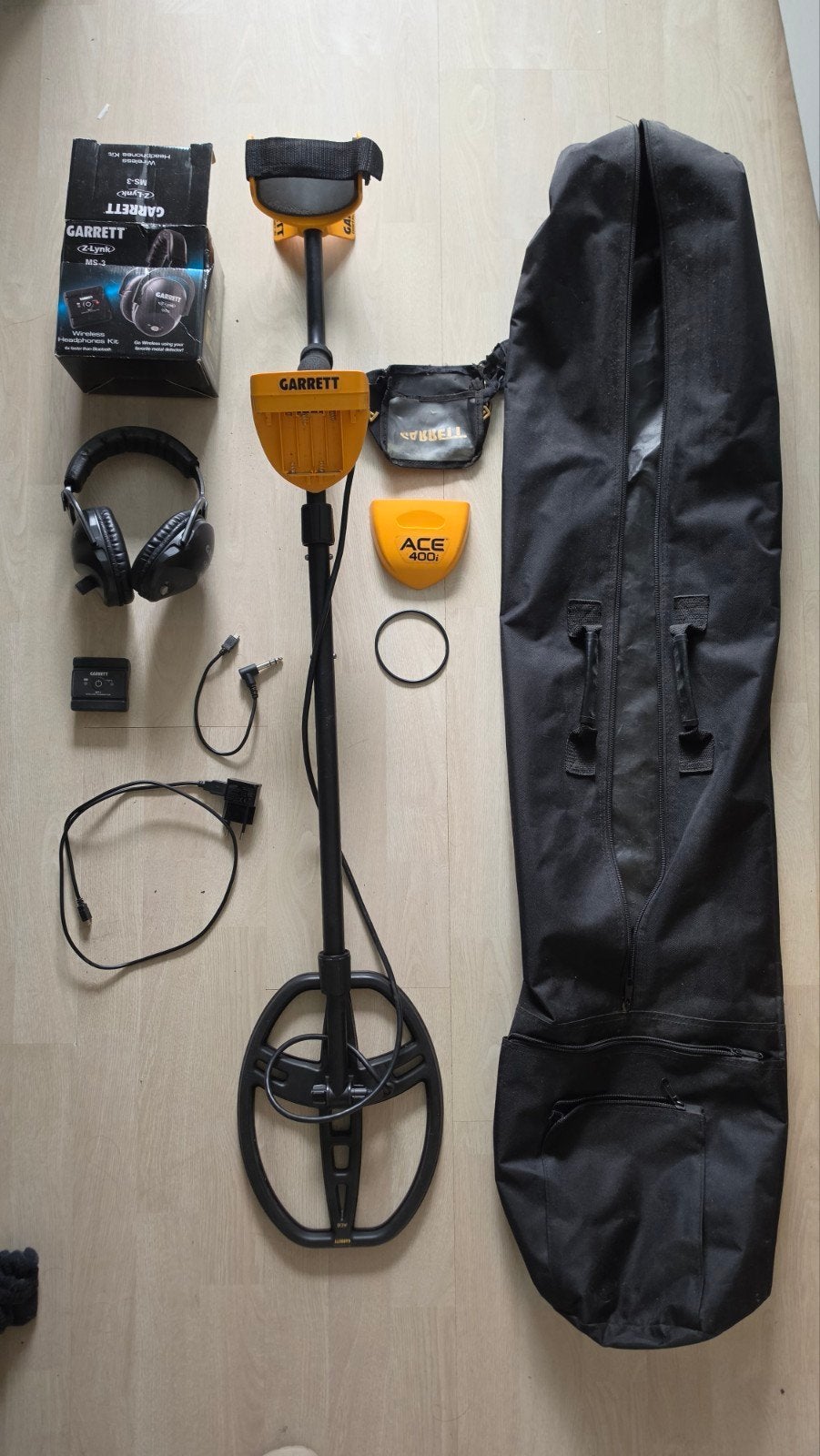 Garrett Ace 400i Metaaldetector, Hobby en Vrije tijd, Metaaldetectors, Ophalen, Garrett, Gebruikt, 30 cm of minder