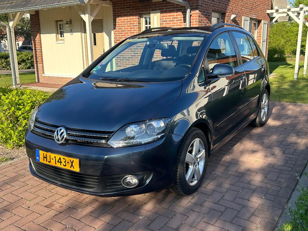 VW Golf Plus Highline 1.4 TSI 160PK Automaat 2011 Blauw, Euro 5, Stof, Zwart, 4 cilinders