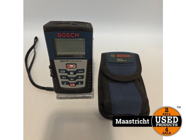 Bosch DLE70  Professionele laser afstand meter, Bosch, Zo goed als nieuw, Support@bosch.com, Robert Bosch GmbH
Robert-Bosch-Platz 1
70839 Gerlingen-SchillerhÃ¶he
Germany
