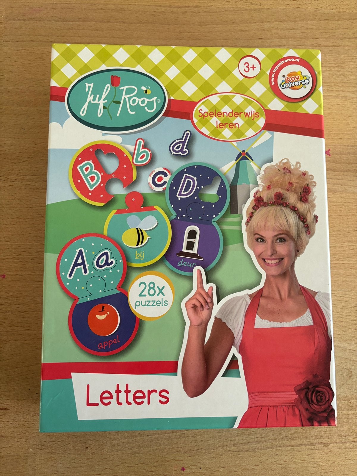 Juf Roos letter puzzels educatief spelend leren, Ophalen of Verzenden, Zo goed als nieuw, Taal en Lezen