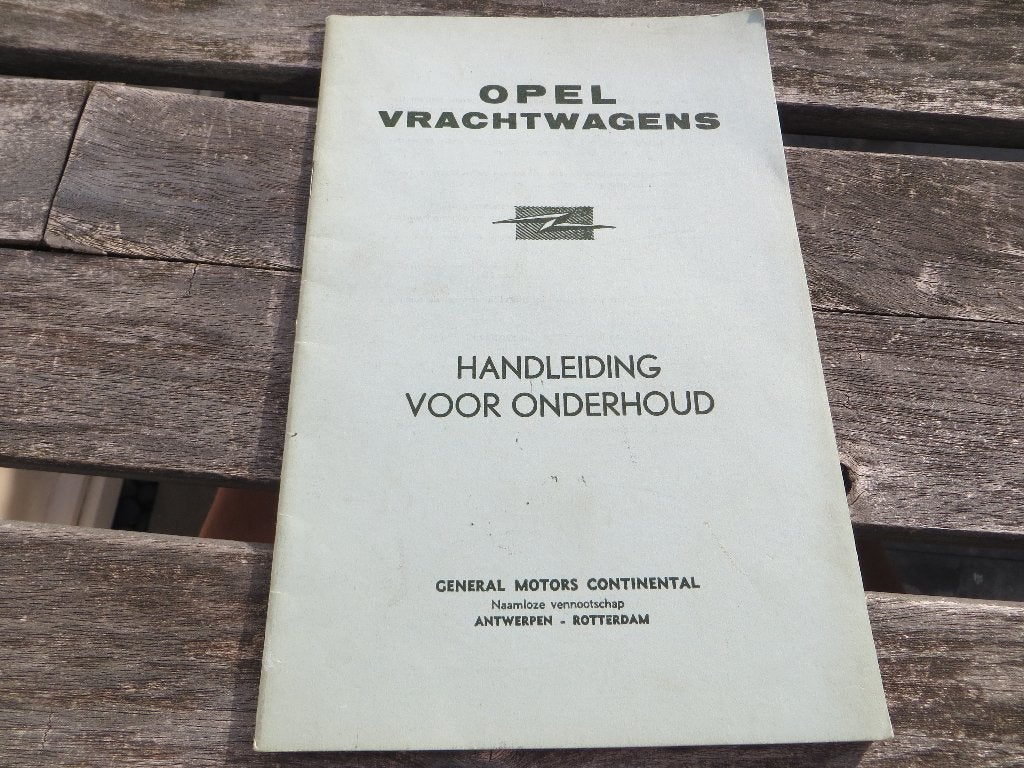 Instructieboek Opel Blitz 2.6 6-cil. vrachtwagen 1963, mooi!, Auto diversen, Ophalen of Verzenden