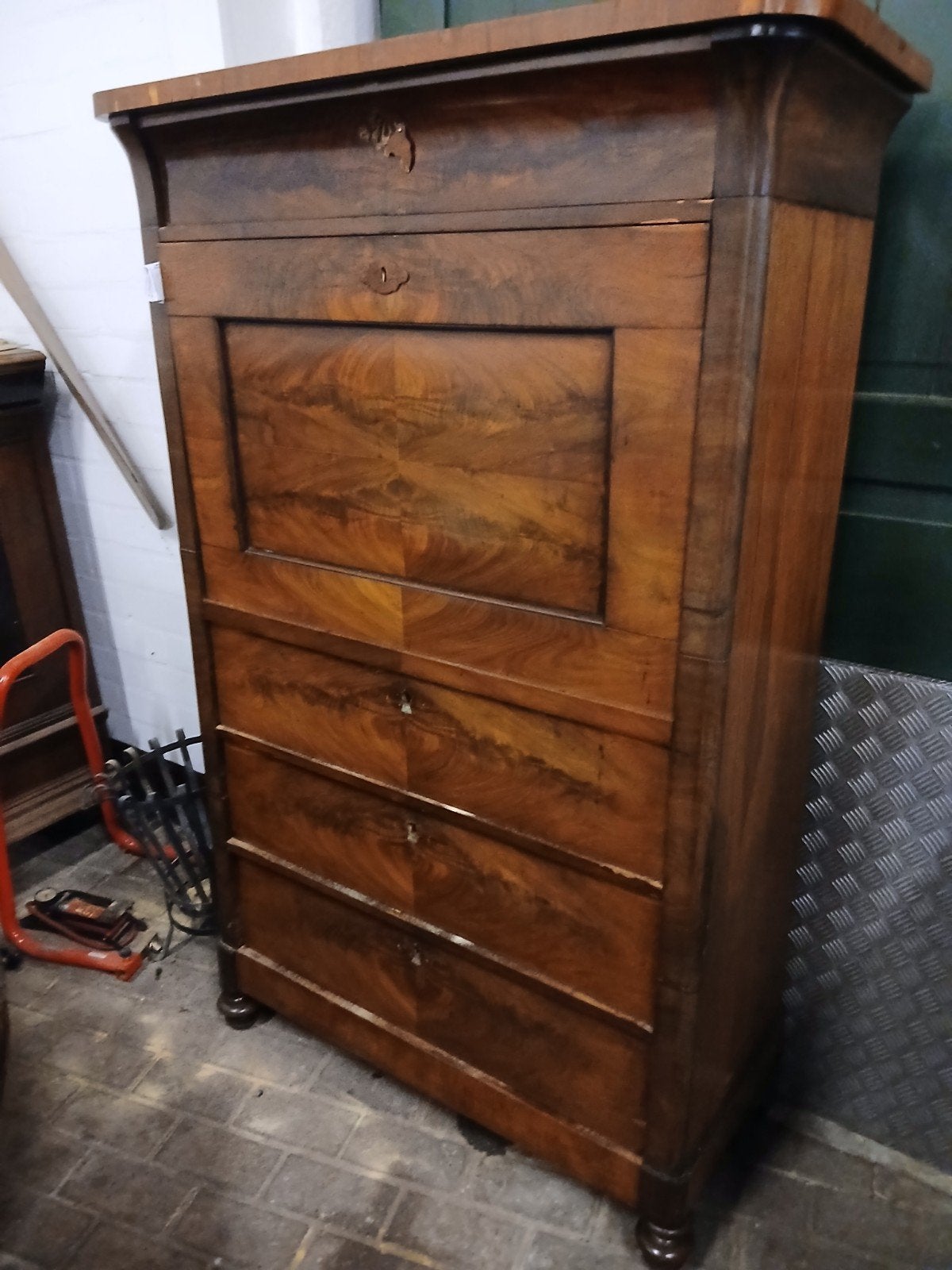 antieke hollandse secretaire retauratie projekt, Antiek en Kunst, Ophalen of Verzenden