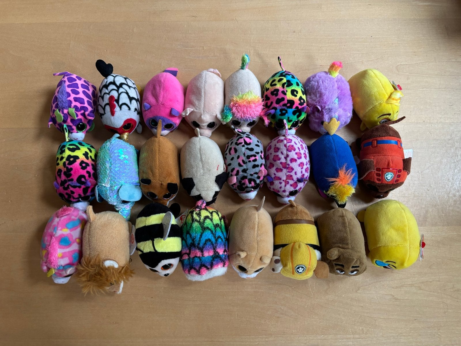 Grote collectie Ty beanie Teeny Tys knuffels (24 stuks)!, Muis, Gebruikt, Ophalen of Verzenden, Klein (minder dan 20 cm)