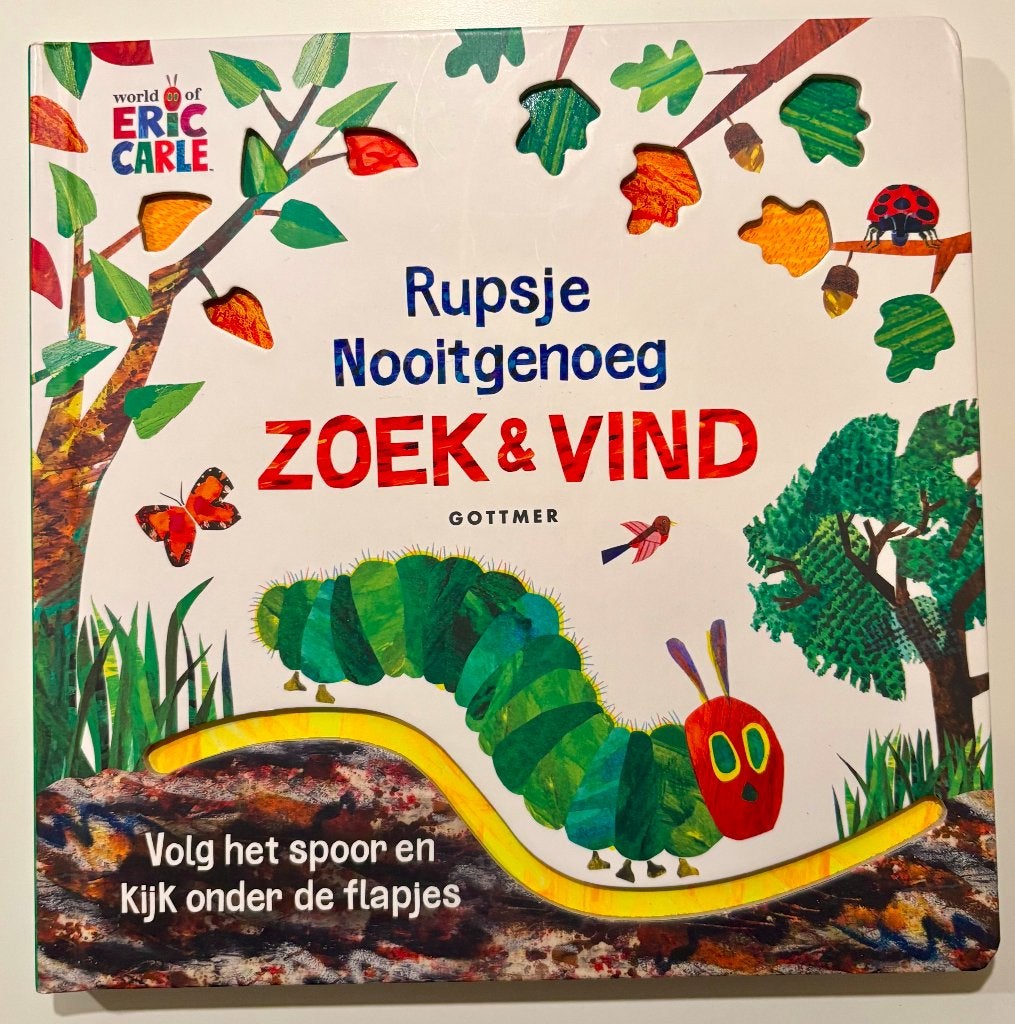 Rupsje nooitgenoeg zoek & vind boek, Fictie algemeen, Verzenden, Jongen of Meisje, Voorleesboek