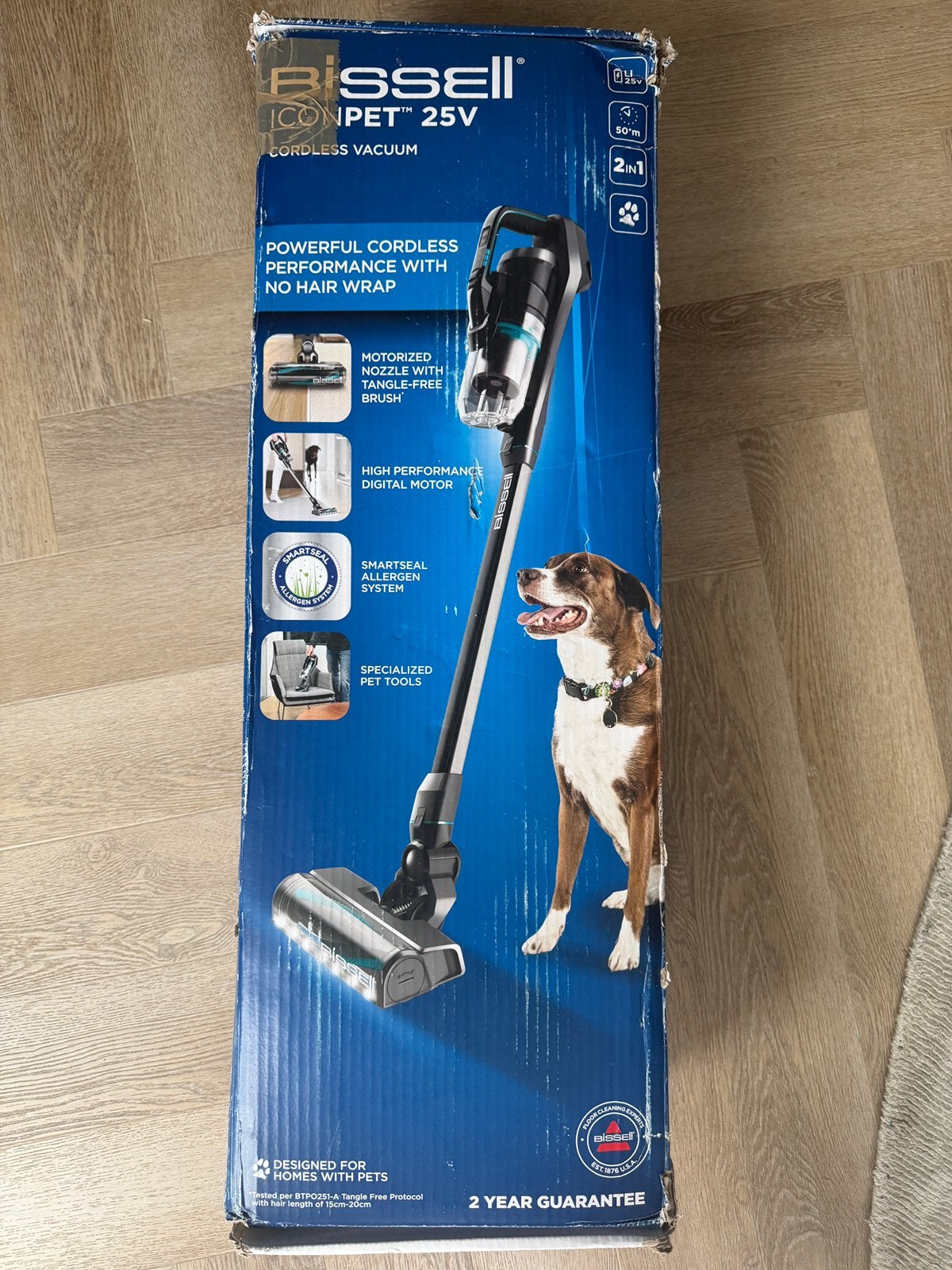 Bissell Icon Pet 25V Steelstofzuiger Nieuwstaat Compleet, Ophalen of Verzenden, Zo goed als nieuw