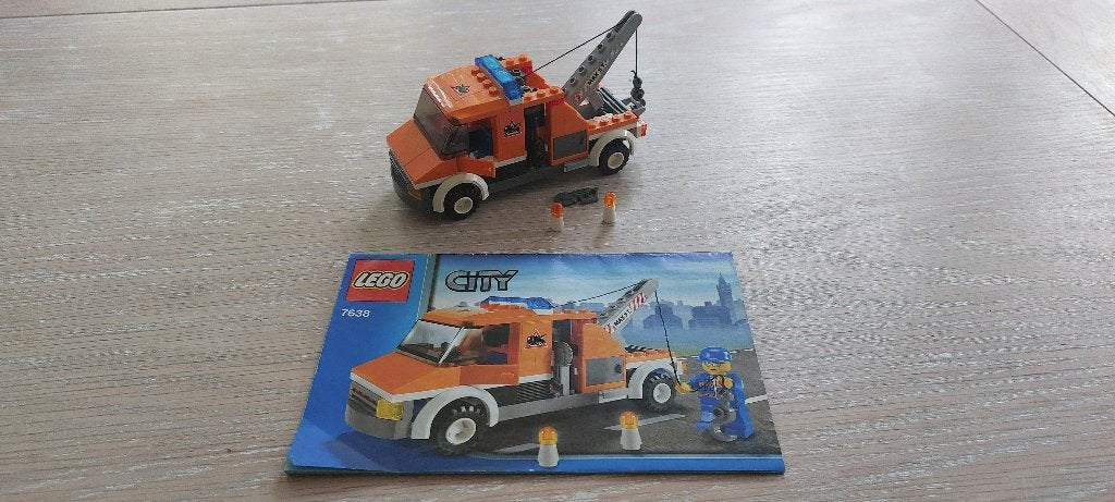 Lego City Takelwagen, sleepwagen 7638, City, Lego, Inclusief instructies, Ophalen of Verzenden