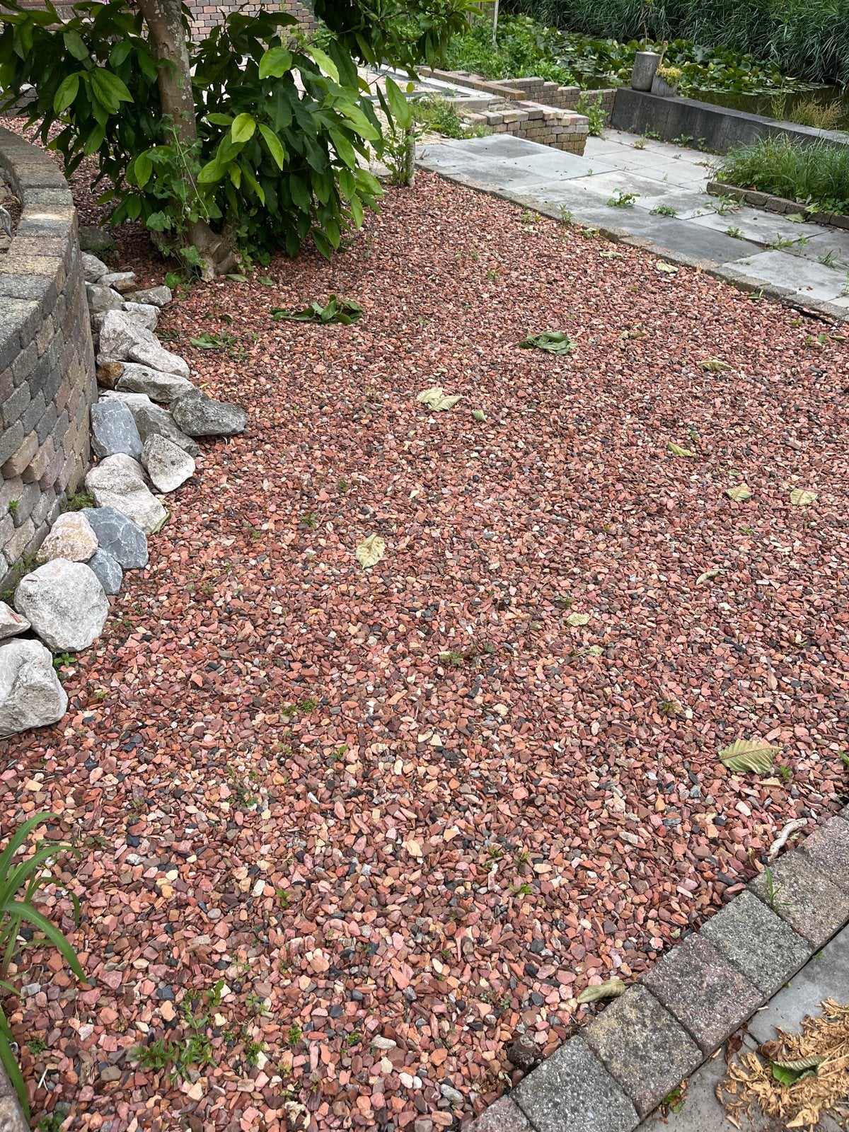 Rood Siergrind voor Tuin en Landschap, Tuin en Terras, Grind, Keien en Split, Ophalen, Overige materialen, Gebruikt, Grind