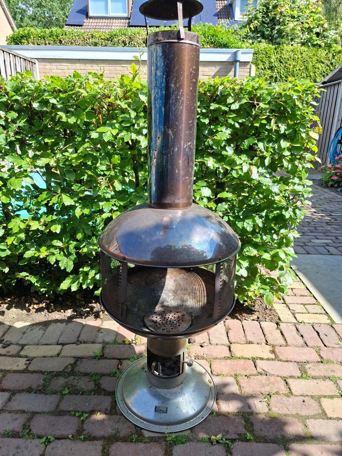RVS tuinhaard Tepro, Ophalen of Verzenden, Gebruikt