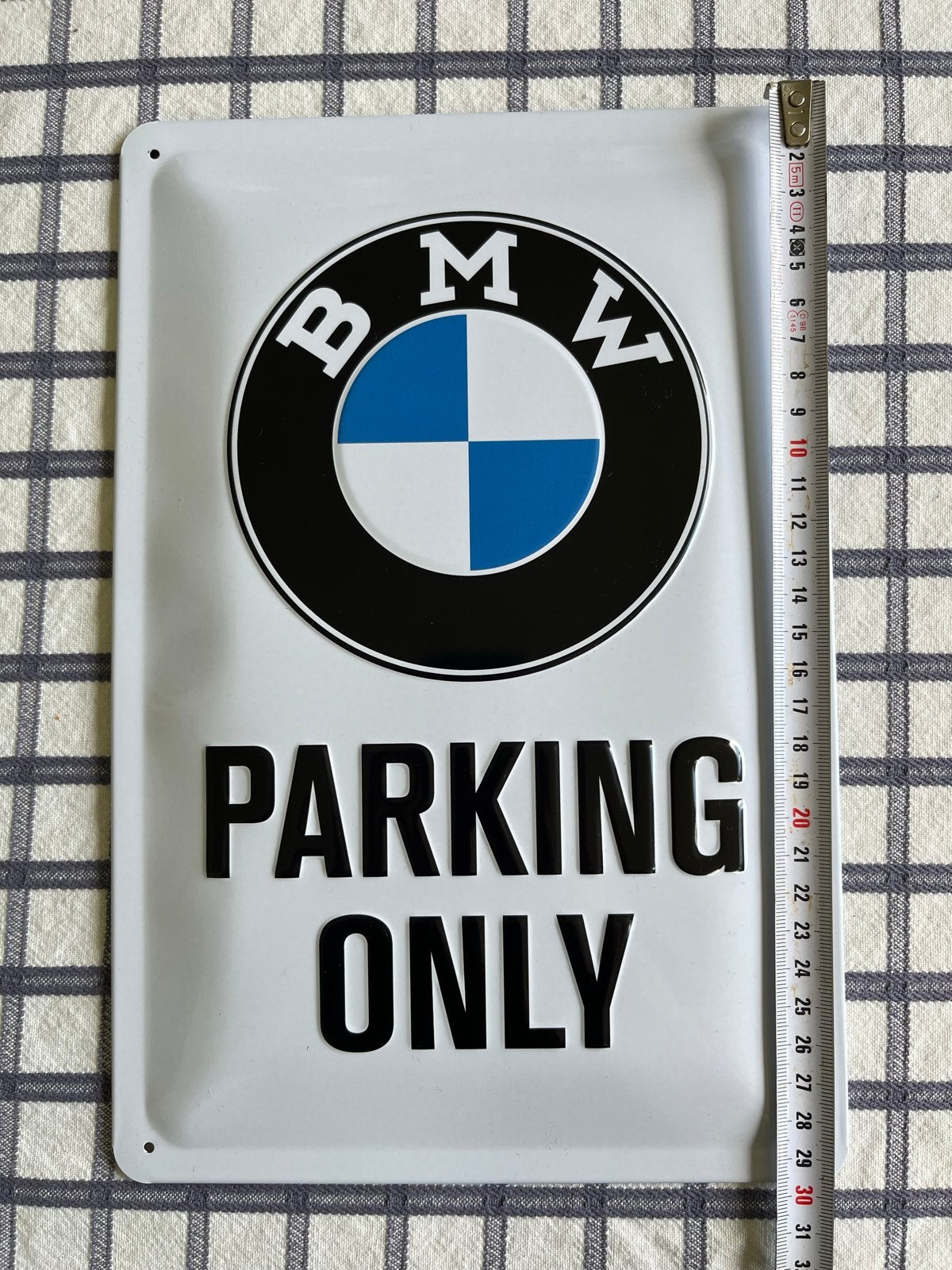 Metalen bordje BMW Parking Only - Nieuw, Ophalen of Verzenden, Nieuw