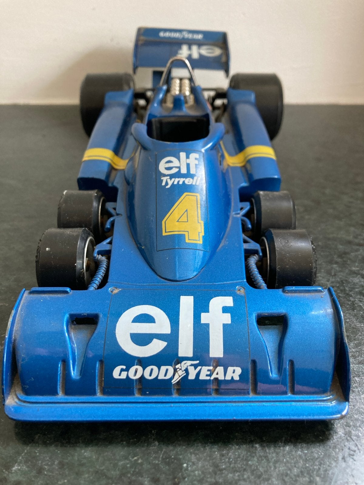 Vintage Elf Tyrrell P34 Formule 1 metalen Modelauto, Gebruikt, Auto, Groter dan 1:32, Ophalen