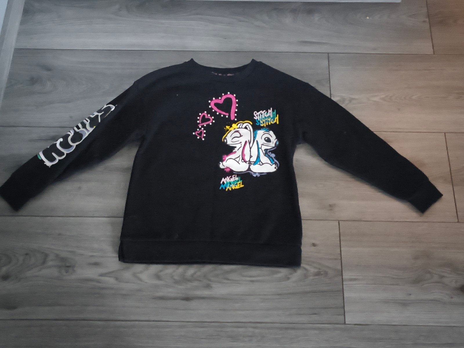 Stitch trui maat 140, Kleding | Dames, Maat 38/40 (M), Disney, Zwart, Ophalen of Verzenden