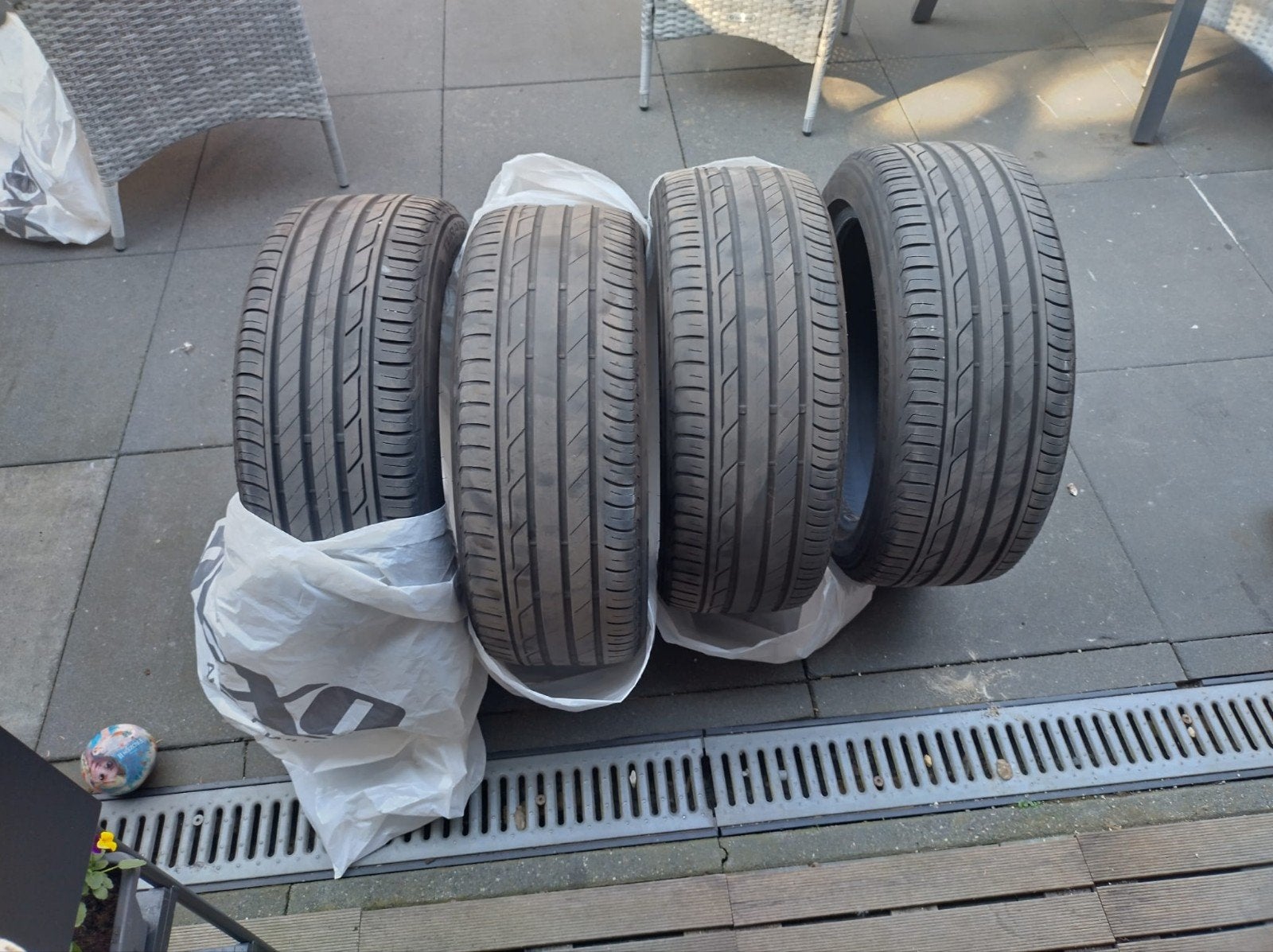 4 Bridgestone Turanza Zomerbanden, Auto-onderdelen, Banden en Velgen, 18 inch, Ophalen of Verzenden, Band(en), Personenwagen
