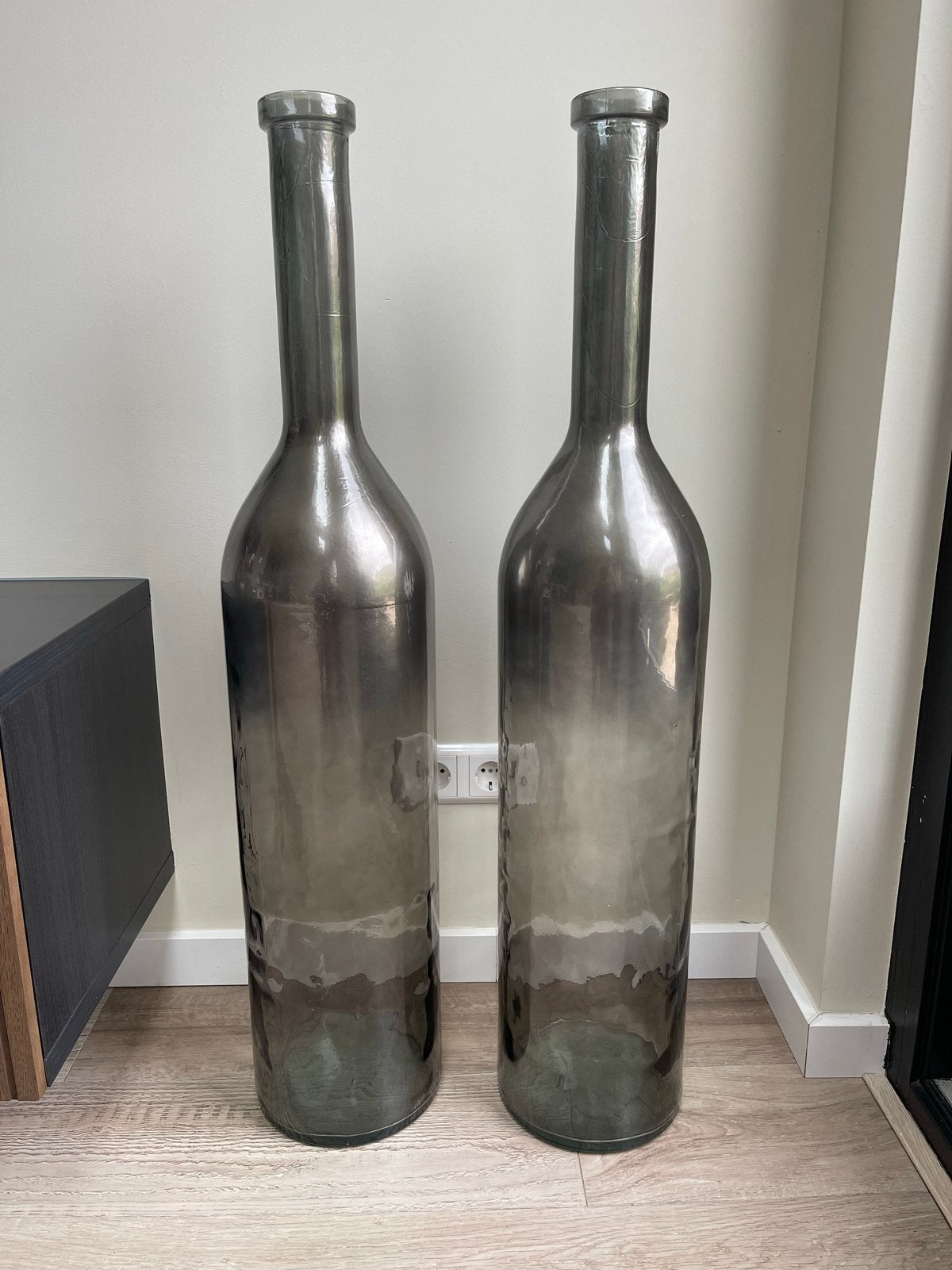 Glazen vazen, Ophalen, Glas, Zo goed als nieuw, Geschikt voor droogbloemen