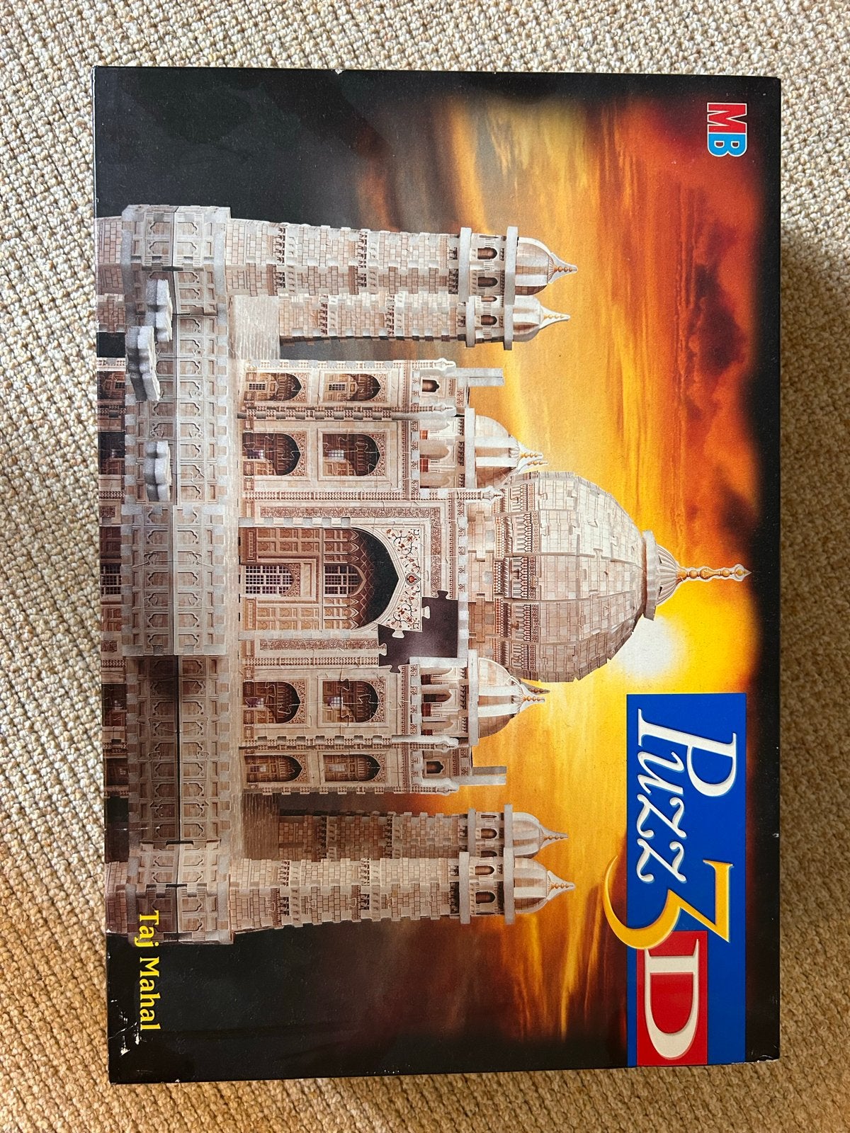MB Puzz 3D Taj Mahal 3D-puzzel, Ophalen of Verzenden, Meer dan 50 stukjes, Zo goed als nieuw, 6 jaar of ouder