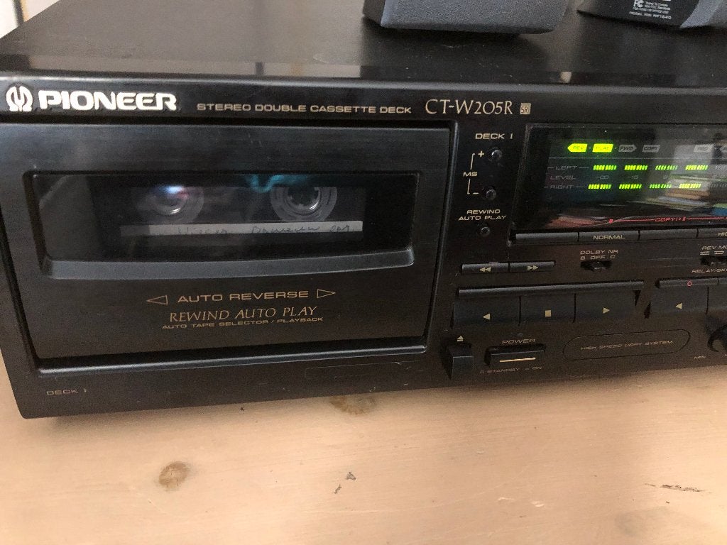 Pioneer CT-W205R dubbel autoreverse cassettedeck, Audio, Tv en Foto, Cassettedecks, Ophalen of Verzenden, Dubbel, Overige merken