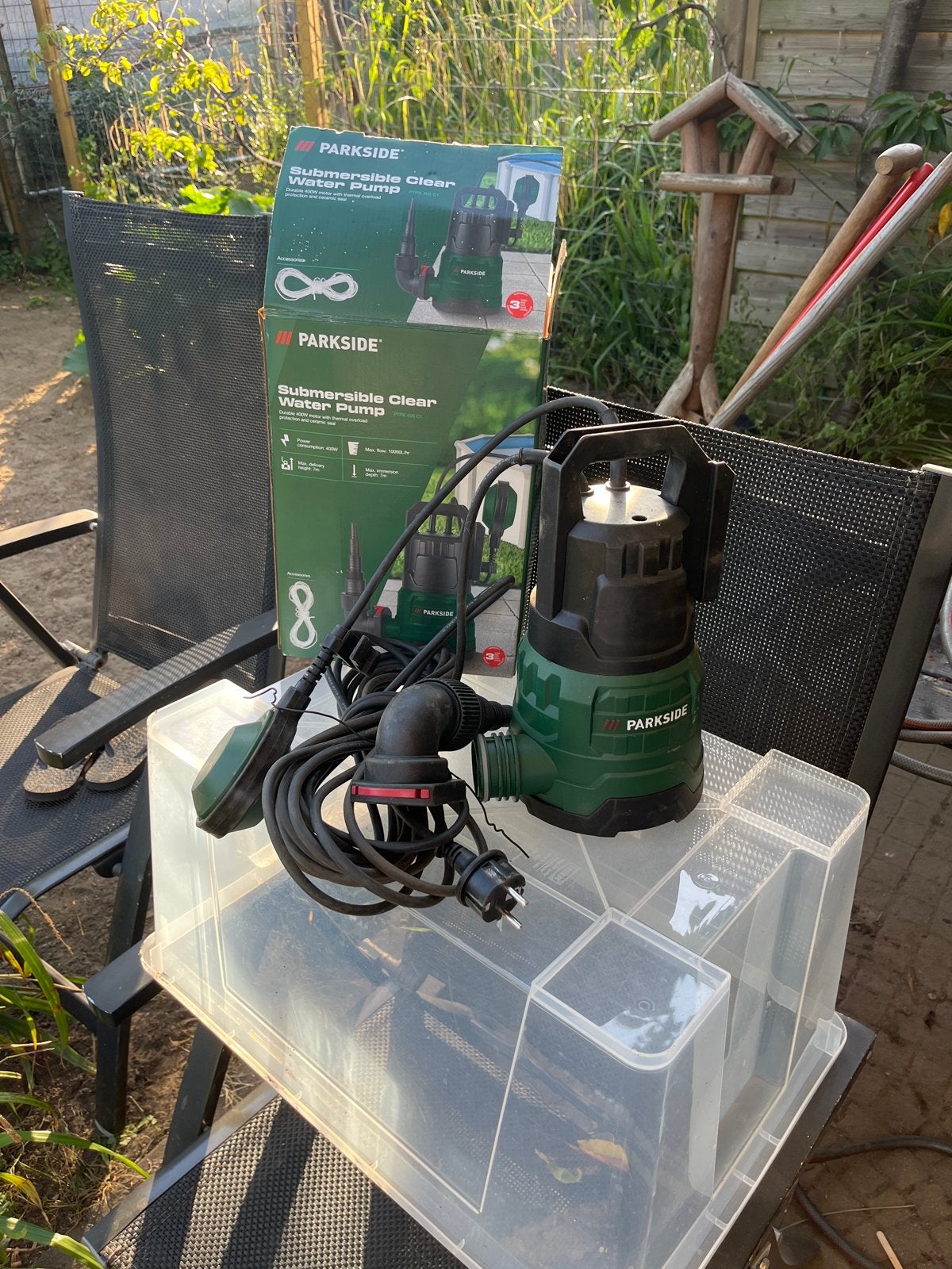 Parkside Dompelpomp PTPK 400 C1 - Nieuw in doos, Ophalen, Nieuw, Elektrisch, Dompelpomp