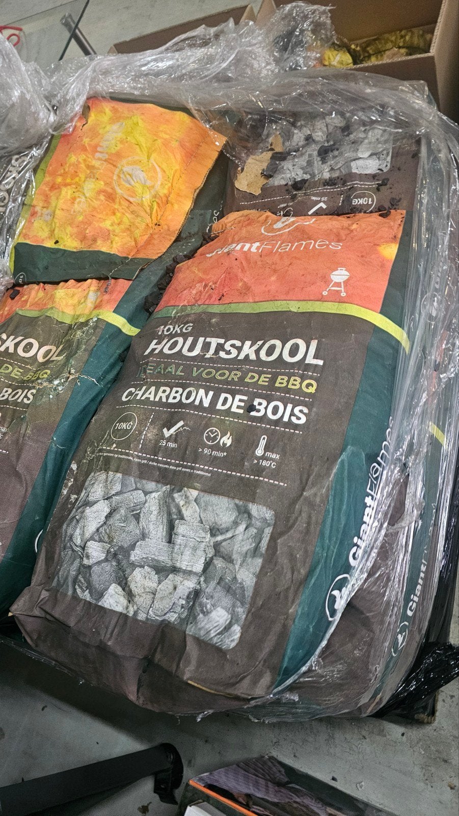 Afrikaanse Houtskool 10KG schade partij BBQ laatste zakken, Ophalen, Nieuw, Giant Flames