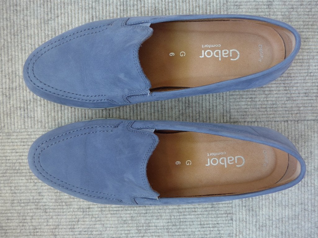 Gabor blauwe instappers maat 39, Ophalen, Blauw, Instappers, Gabor
