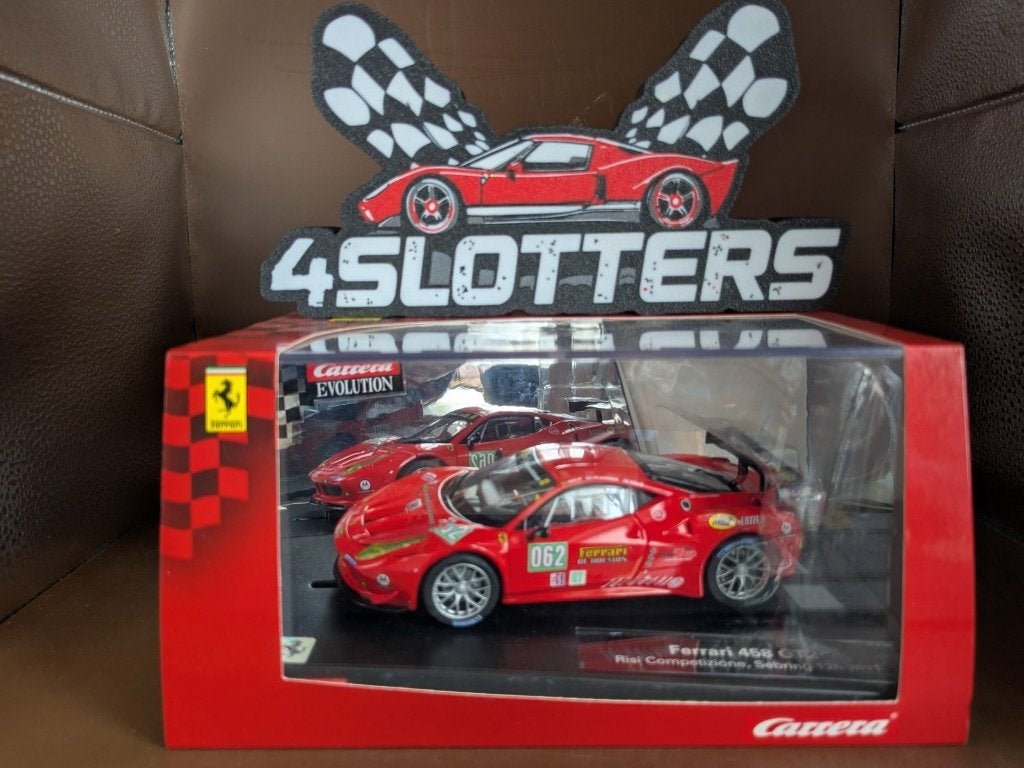 Carrera Evo Ferrari 458 #62 Italia GT2 Risi Competizione 12h, Ophalen of Verzenden, Nieuw, Elektrisch, Carrera