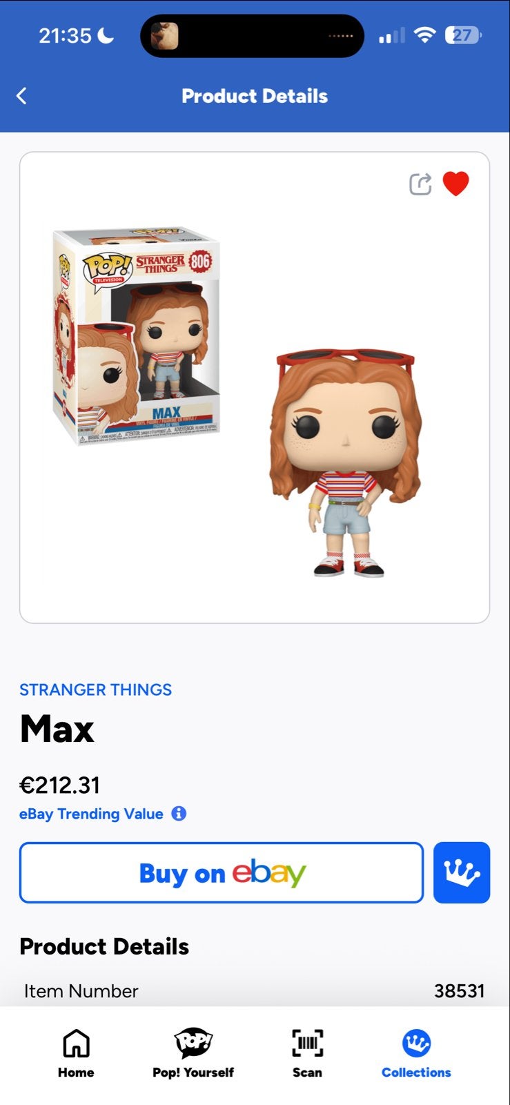 Funko Pop! Stranger Things Max #806 - Nieuw in doos, Ophalen of Verzenden, Nieuw