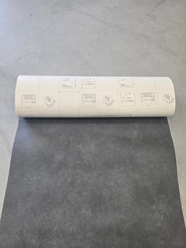 Vinyl vloerbedekking - 75cm x 3.50m - Afhaalprijs, Nieuw, Ophalen of Verzenden, Minder dan 10 m², Grijs