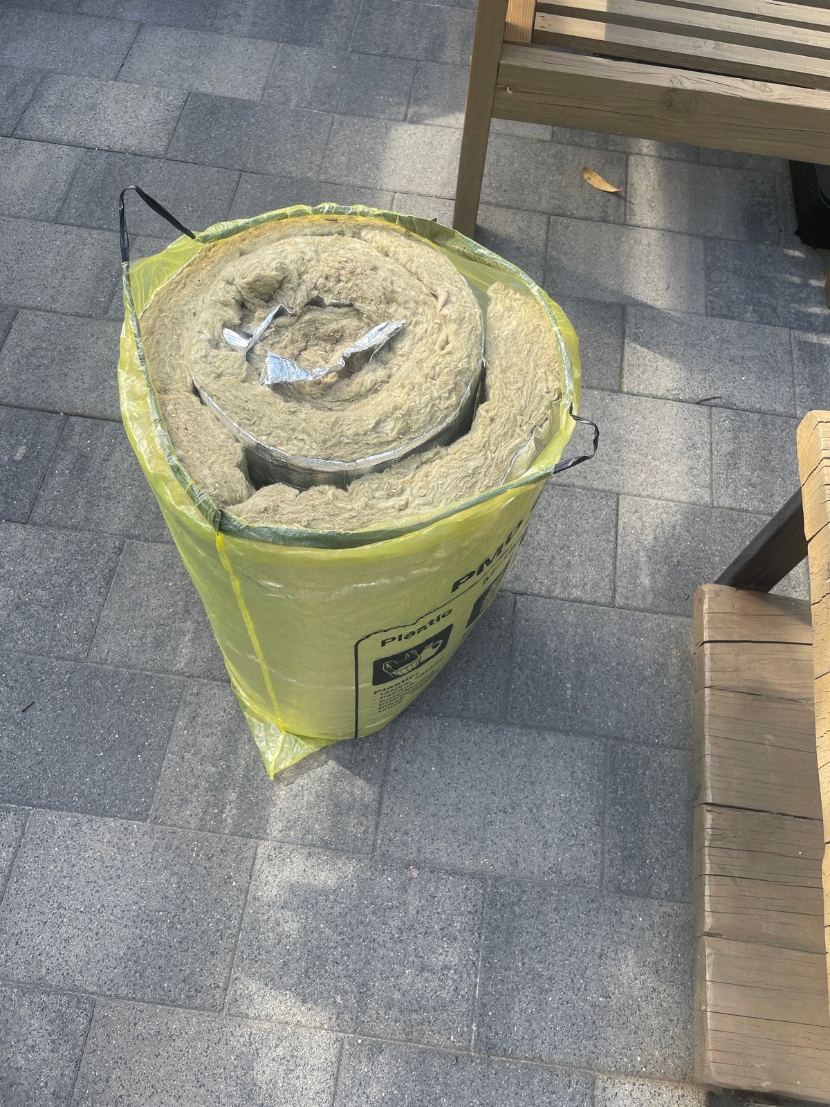 Restant rol glaswol isolatie, 12 cm of meer, Nieuw, Ophalen of Verzenden, 15 m² of meer