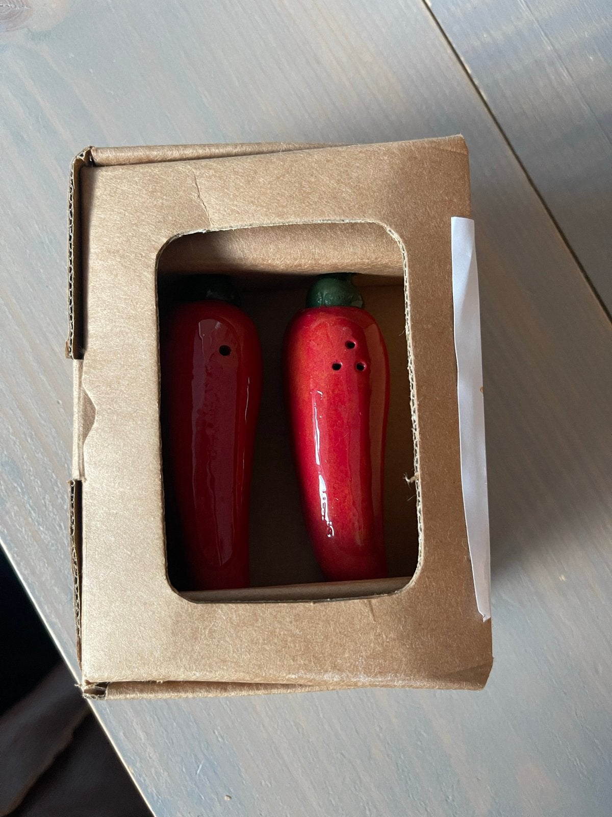 Sissy-Boy Peper- en Zoutstel - Rode Pepers - Nieuw, Huis en Inrichting, Overige typen, Nieuw, Ophalen of Verzenden, Rood