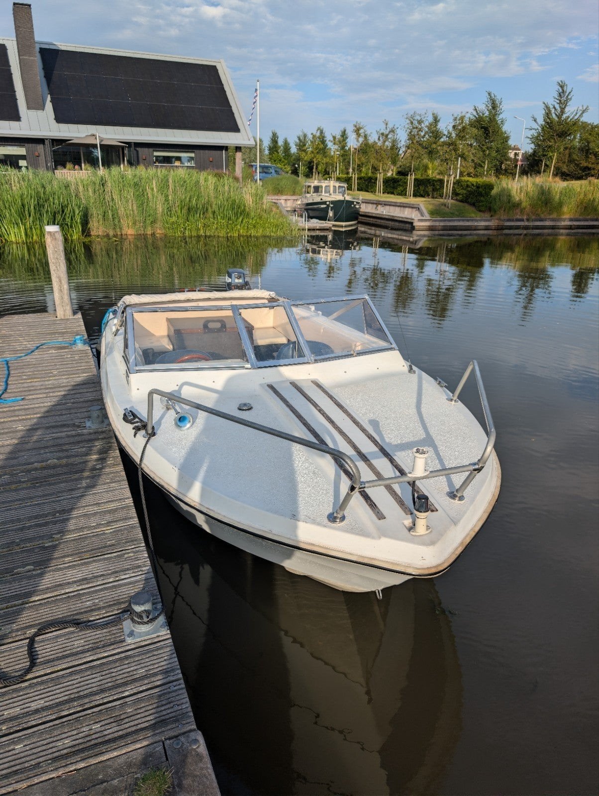 grote tour/speedboot met mercruiser 170pk, Watersport en Boten, Speedboten, Gebruikt, Binnenboordmotor, Ophalen of Verzenden, Polyester