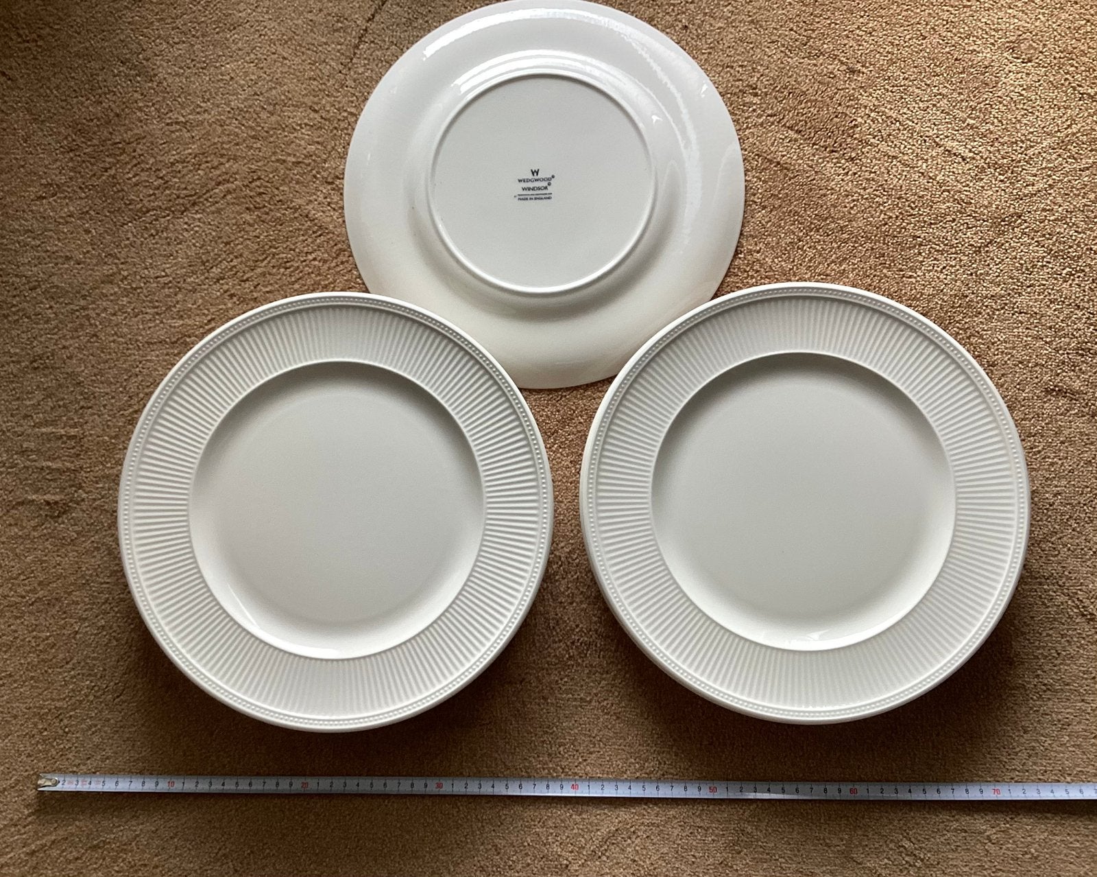 Wedgwood Windsor grote gave borden 31 cm, Ophalen, Zo goed als nieuw, Porselein, Bord(en)