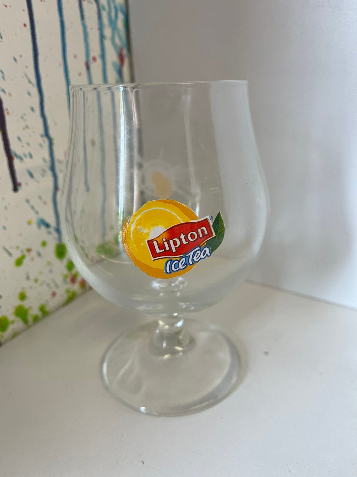 Lipton ice tea glazen set van 6 glazen, Ophalen of Verzenden, Nieuw, Frisdrankglas