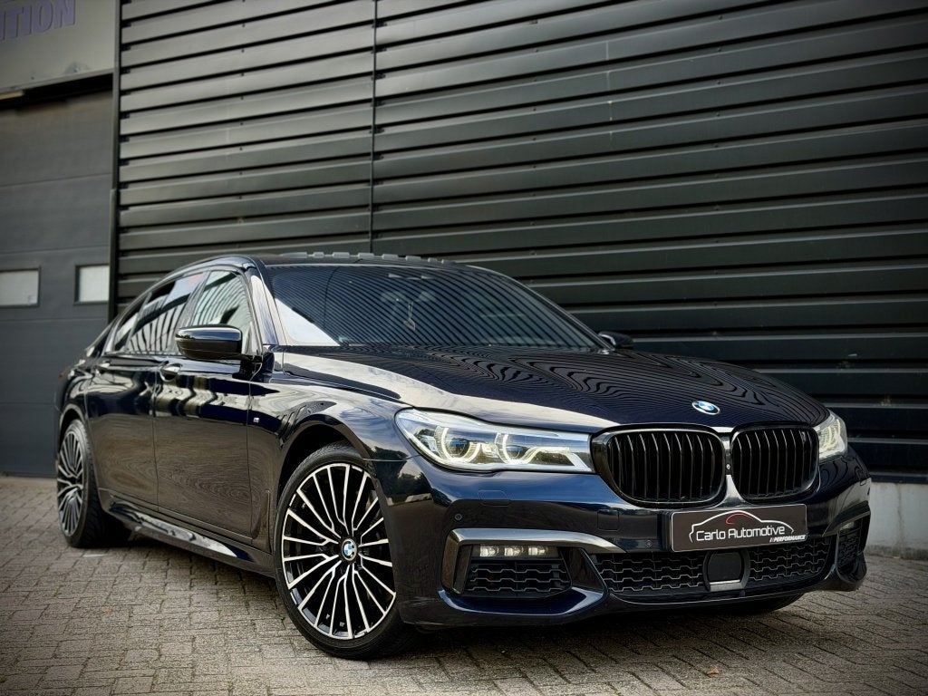 BMW 7 Serie 750Li xDrive LANG VIP|DAK|LASER|3X TV|MASSAGE VO, Auto's, Automaat, Gebruikt, Zwart, Leder