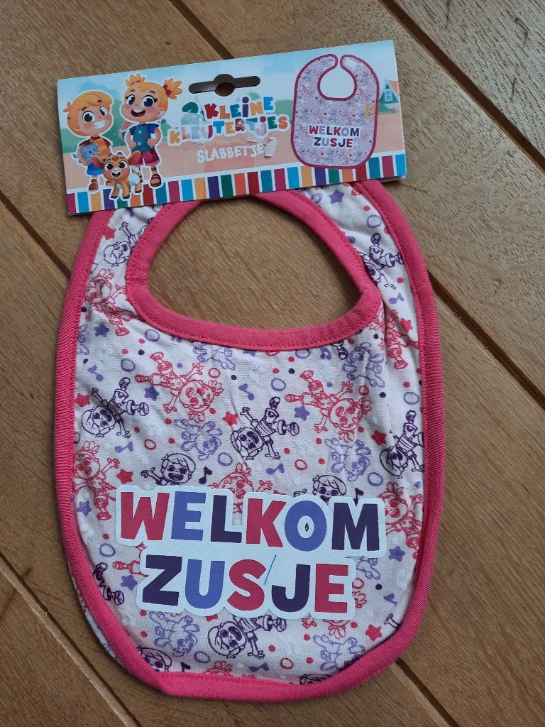 3 kleine kleutertjes - Welkom Zusje slab - nieuw, Ophalen of Verzenden, Nieuw, Overige typen