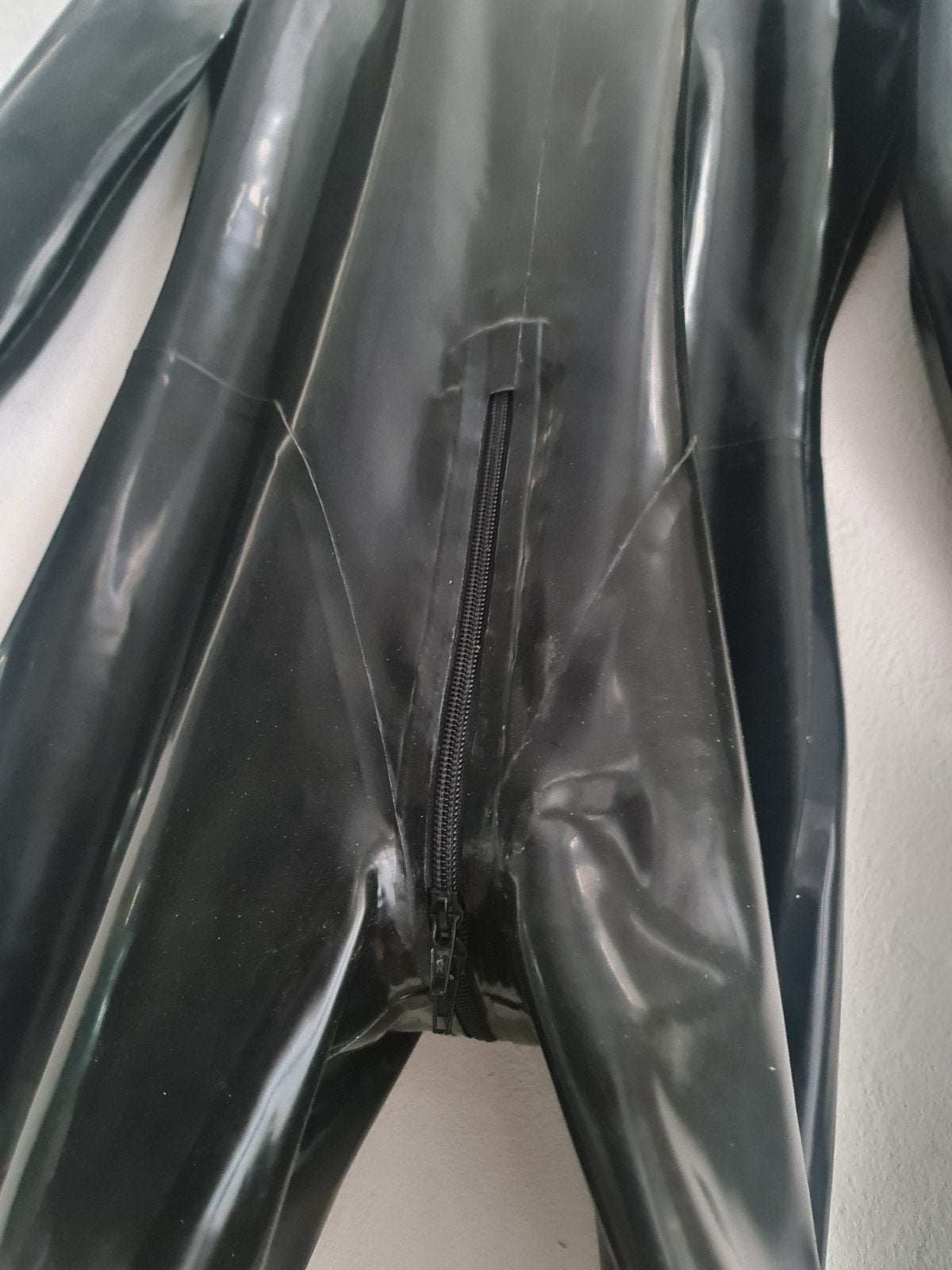 latex catsuit dames plus-size maat s, Merkloos, Verzenden, Zo goed als nieuw