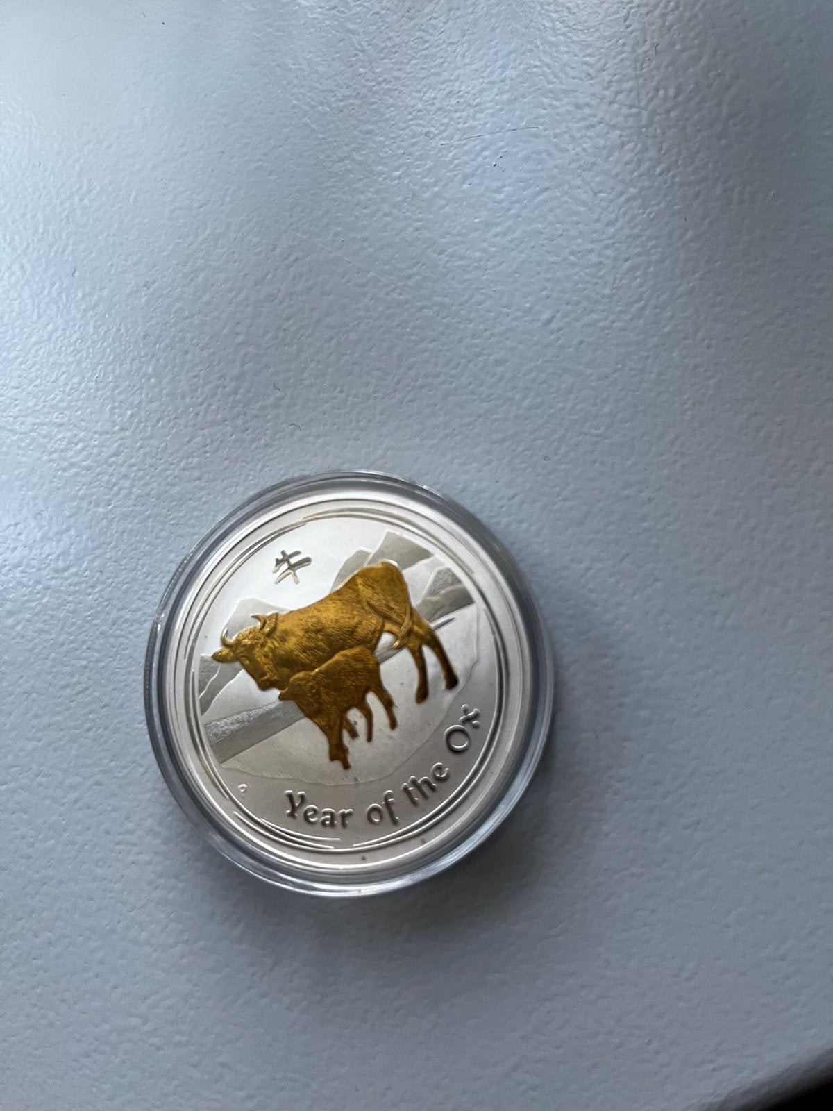 Australische Lunar 2 serie , 1 oz OX gilded 2009, Verzenden