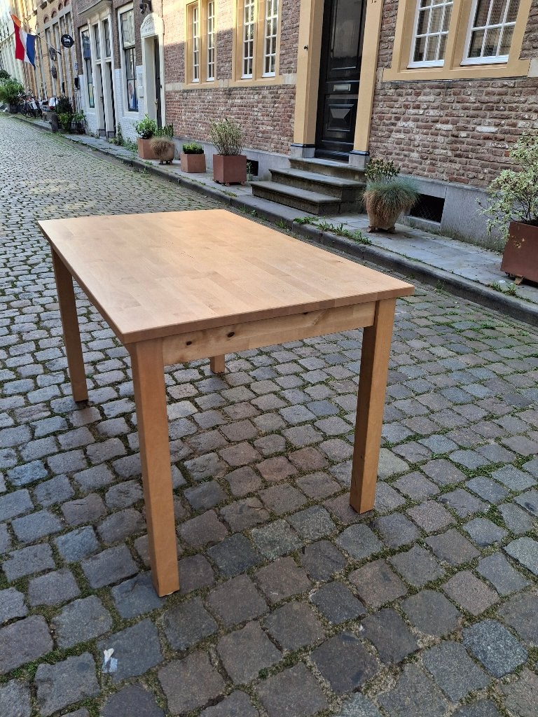 Tafel, Huis en Inrichting, Tafels | Eettafels, Ophalen, Gebruikt, 100 tot 150 cm, 50 tot 100 cm