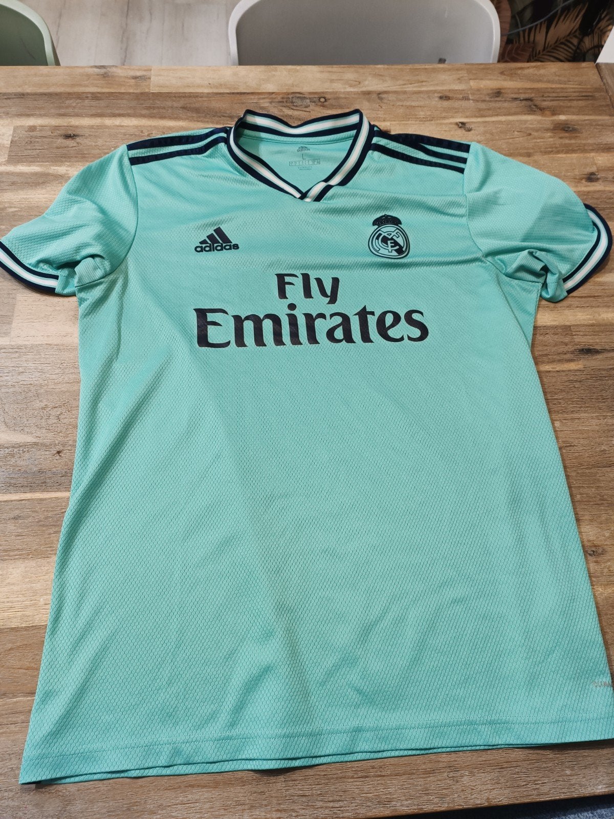 Real Madrid Adidas voetbalshirt - Maat L, Kleding | Heren, Maat 52/54 (L), Ophalen of Verzenden, Zo goed als nieuw, Adidas