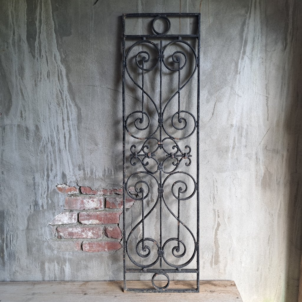 Frans oud brocante rek ornament deurrooster 119x32cm *Etage3, Gebruikt, ., Ophalen of Verzenden, .